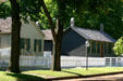 Mid 18th C cottages on Lincoln's 8th Street. Springfield, IL.