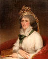 Portrait of Mrs. Henry Clymer by Gilbert Stuart at Art Institute of Chicago. Chicago, IL.