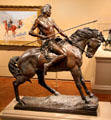On the War Trail bronze sculpture by Alexander Phimister Proctor at Art Institute of Chicago. Chicago, IL.