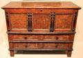 Chest from CT, possibly Wethersfield, at Art Institute of Chicago. Chicago, IL.