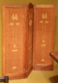 Three-fold screen by Gustav Stickley at Art Institute of Chicago. Chicago, IL.