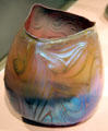 Glass vase by Louis Comfort Tiffany at Art Institute of Chicago. Chicago, IL.