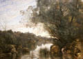 Souvenir of Environs of Lake Nemi painting by Jean-Baptiste-Camille Corot at Art Institute of Chicago. Chicago, IL.