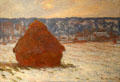 Stacks of Wheat painting by Claude Monet at Art Institute of Chicago. Chicago, IL.