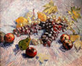 Grapes, Lemons, Pears, & Apples painting by Vincent van Gogh at Art Institute of Chicago. Chicago, IL.