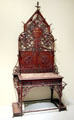 Cast iron hall stand by Christopher Dresser & made by Coalbrookdale Co. of Ironbridge, England at Art Institute of Chicago. Chicago, IL.