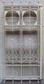 Cast iron entrance gate from Francis Apartments, Chicago by Frank Lloyd Wright at Art Institute of Chicago. Chicago, IL.