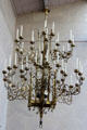 Brass chandelier by Augustus Welby Northmore Pugin & made by John Hardman & Co. of England at Art Institute of Chicago. Chicago, IL.