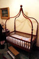 Cradle of Benjamin Harrison at his house. Indianapolis, IN.