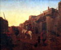 Street in a Moki Village painting by Julian Scott at Eiteljorg Museum. Indianapolis, IN.