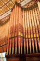 Organ pipes in Old Cathedral. Vincennes, IN.