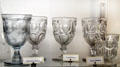 Glass goblets from Harrison family at Grouseland. Vincennes, IN.