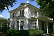Abilene house where Dwight D. Eisenhower lived with his parents starting 1898. Abilene, KS.