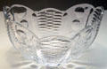 Cut lead glass bowl by Frederic Carder of Steuben at Wichita Art Museum. Wichita, KS.