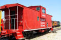 Central Kansas Railway caboose at Great Plains Transportation Museum. Wichita, KS.
