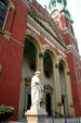 Mother of God Roman Catholic Church entrance. Covington, KY.