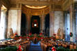 Senate chamber of Louisiana State Capitol. Baton Rouge, LA.