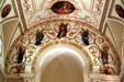 Musical angels mural on back wall of St. Louis Cathedral. New Orleans, LA.