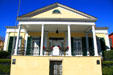 LeCarpentier-Beauregard-Keyes House porch. New Orleans, LA.