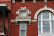 Decorative elements of Soulé College building. New Orleans, LA.