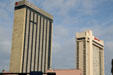 Sheraton New Orleans by Farret & Tabher & New Orleans Marriott by Curtis and Davis. New Orleans, LA.