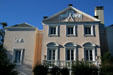 House with horse frieze in Garden District. New Orleans, LA.