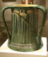 Loving cup by Marie de Hoa Leblanc & Joseph Fortuné Meyer of Newcomb College of New Orleans at New Orleans Museum of Art. New Orleans, LA