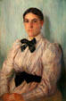 Painting of Mrs. William Harrison by Mary Cassatt at New Orleans Museum of Art. New Orleans, LA.