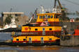 Tug Liberty on Mississippi River. New Orleans, LA.