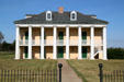 French Louisiana architecture of Malus-Beauregard House. New Orleans, LA.