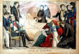 Print showing Death of Napoleon May 5, 1821 at Destrehan Plantation. Destrehan, LA.