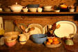 Crockery in kitchen outbuilding at Destrehan Plantation. Destrehan, LA.
