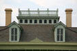 Widow's walk & gables of San Francisco Plantation. LA.