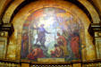 Mural of John Eliot Preaching to the Indians in rotunda of Massachusetts State House. Boston, MA.
