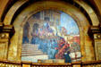 Mural of the Return of the Colors after the Civil War in rotunda of Massachusetts State House. Boston, MA.