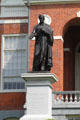 Statue of Horace Mann Father of American Public School System at Massachusetts State House. Boston, MA.