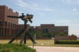 Healy Library & McCormack Hall at University of Massachusetts Boston. Boston, MA.