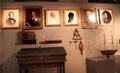 Early merchants of Lowell display at Boott Cotton Mills. Lowell, MA.