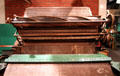 Detail of revolving-flat carding machine at Boott Cotton Mills. Lowell, MA.