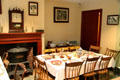 Dining room for young women at Boott Cotton Mills Boarding House. Lowell, MA.