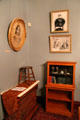 Axe murderer Lizzie Borden artifacts at Fall River Historical Society Museum. Fall River, MA.