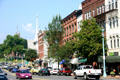 Heritage main street of Northampton. Northampton, MA.
