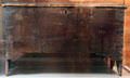 Brewster Chest from The Netherlands thought to have been brought on Mayflower at Pilgrim Hall Museum. Plymouth, MA.