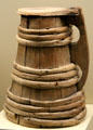Peter Brown family Tankard made in Baltic Region at Pilgrim Hall Museum. Plymouth, MA.