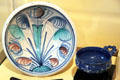 Cooke-Thompson family bowl & unknown family porringer earthenware from England at Pilgrim Hall Museum. Plymouth, MA.