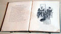 Courtship of Miles Standish book by Henry Wadsworth Longfellow at Pilgrim Hall Museum. Plymouth, MA.