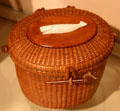 Nantucket lightship purse basket by José Formoso Reyes at Heritage Plantation. Sandwich, MA.