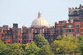 Christian Science dome over Back Bay area. Boston, MA.