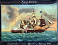 Naval Fight / Constitution and Guerier painting at USS Constitution Museum. Boston, MA.