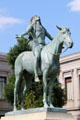 Appeal to the Great Statue sculpture by Cyrus Edwin Dallin at Museum of Fine Arts. Boston, MA.